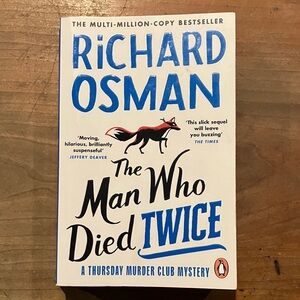 Richard Osman The Man Who Died Twice - paperback soft cover edition
